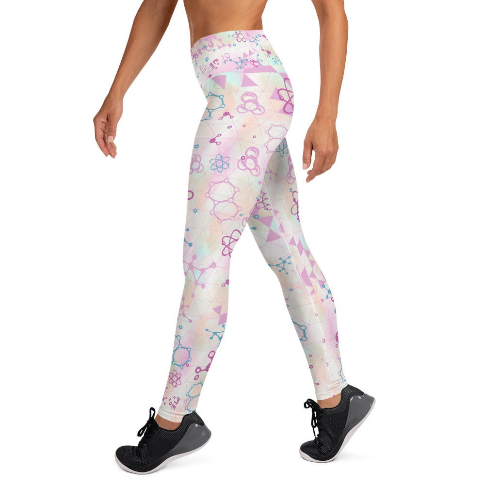 Water Color Chemistry Yoga Leggings