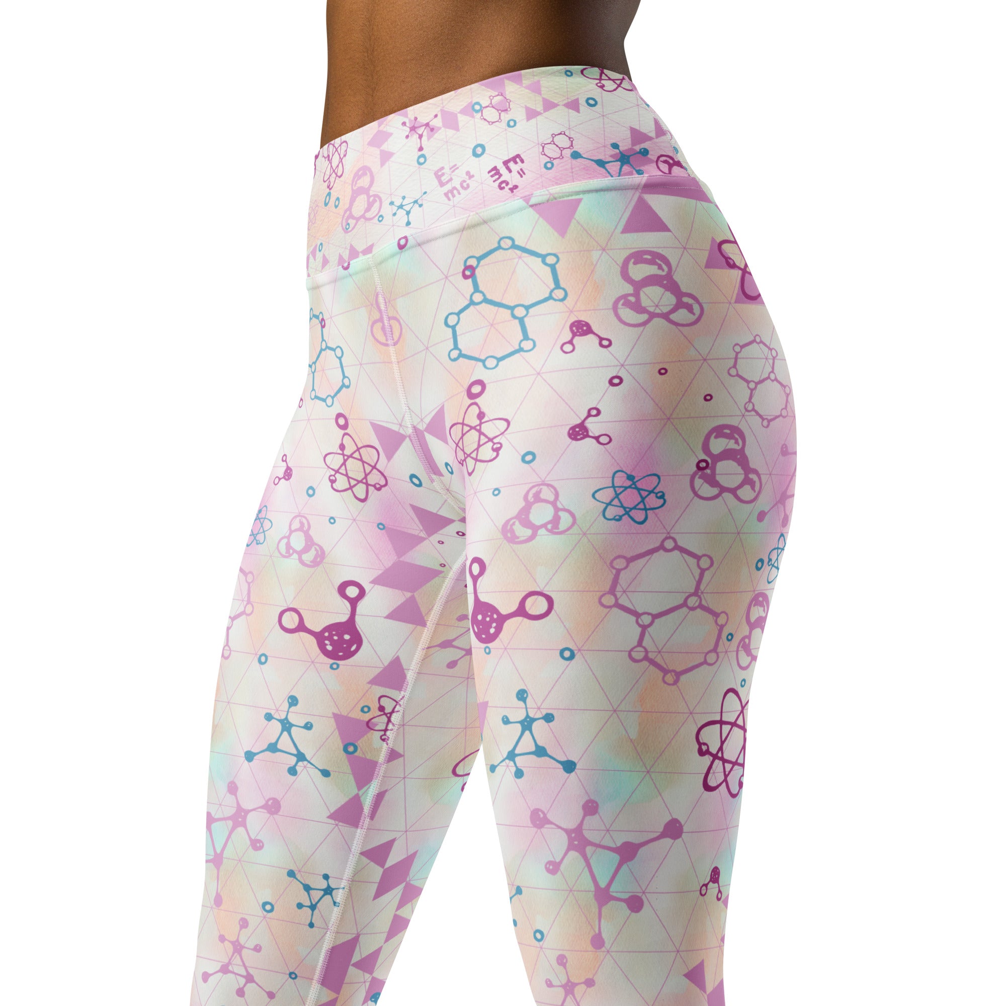 Water Color Chemistry Yoga Leggings