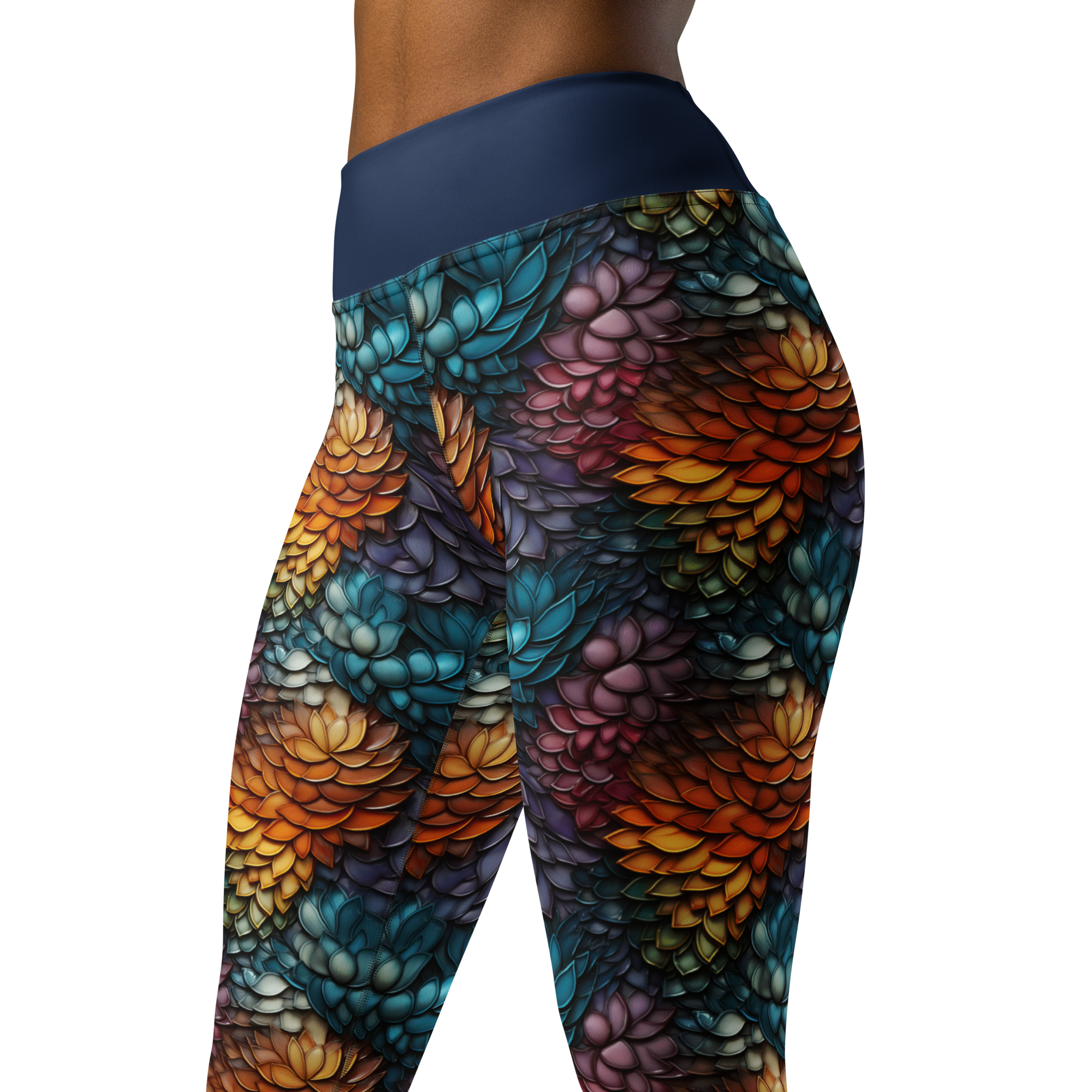 Dragon Seamless Design Yoga Leggings