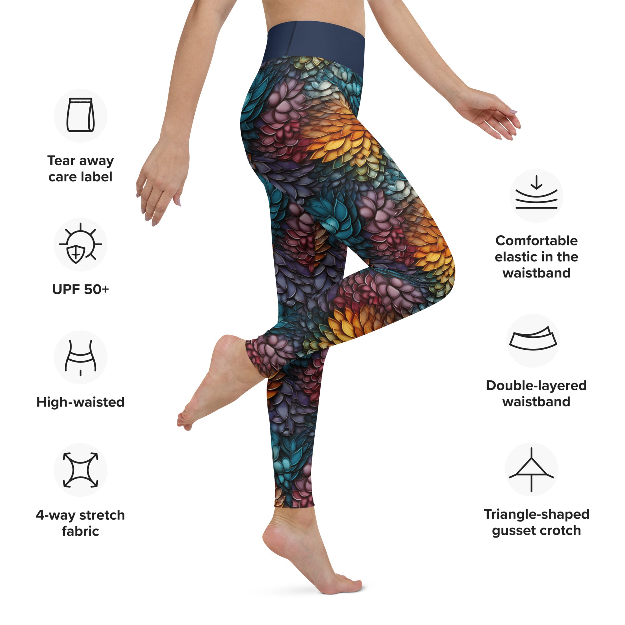 Dragon Seamless Design Yoga Leggings