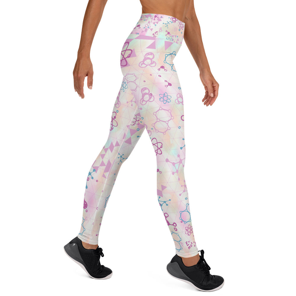 Water Color Chemistry Yoga Leggings