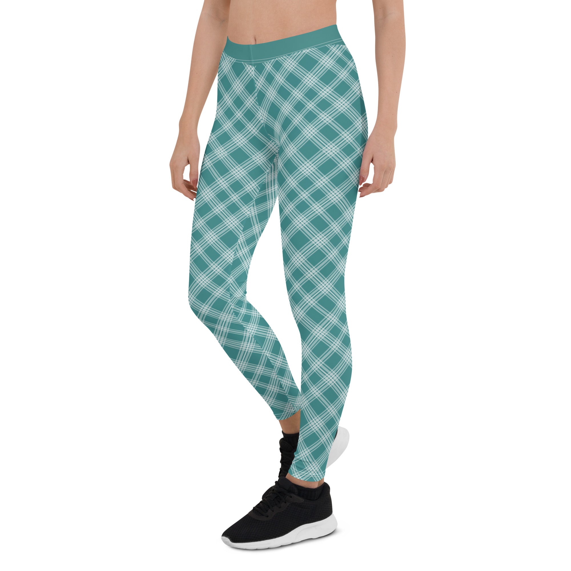 celadon-green-plaid-christmas-leggings