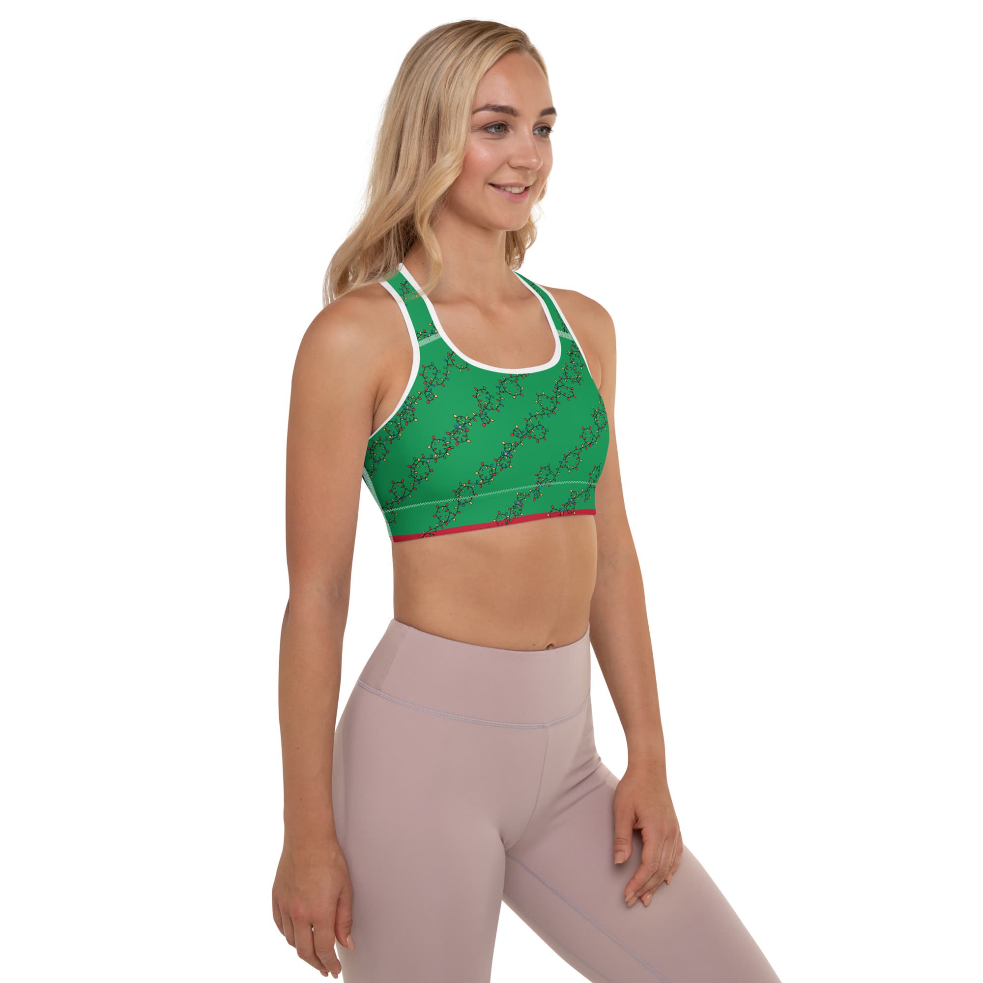 women-christmas-outfit-green-sports-bra